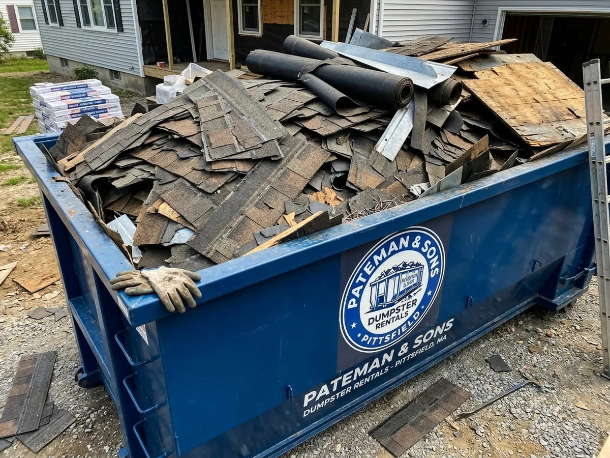 Roofing Dumpster Rental in Pittsfield, MA